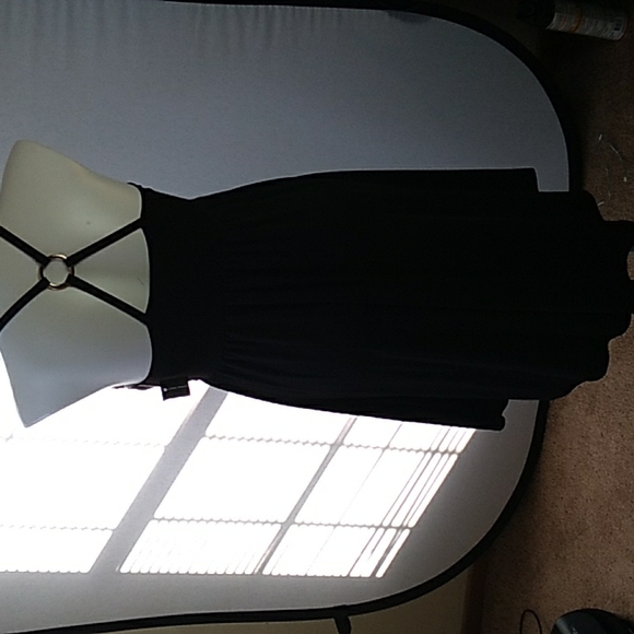 Inc women dress  size  L black  nwt - Picture 5 of 9